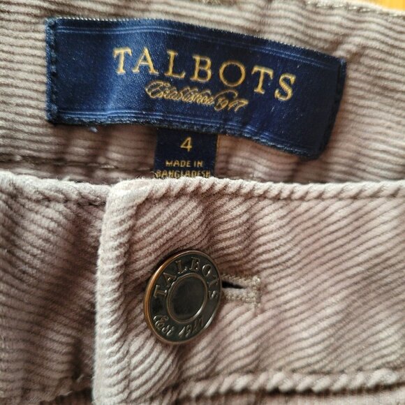 Talbots Heritage, Corduroy Pants Woman’s Size 4 32” Inseam EUC - Picture 3 of 5